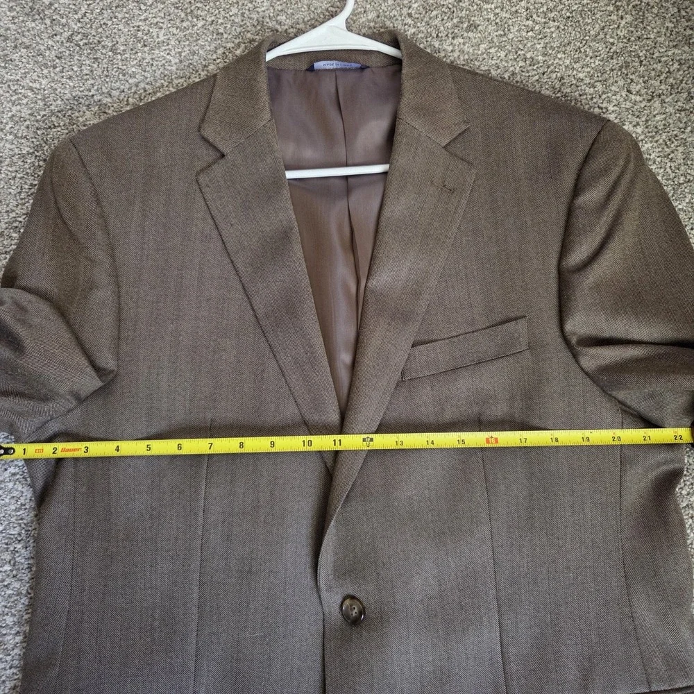 Ralph by Ralph Lauren Men's 42R Wool and Silk Brown Sport Coat Blazer‎ Jacket